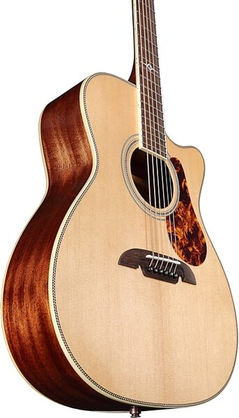 Alvarez Masterworks MF60CEOM Acoustic-Electric Guitar (with Gig Bag), Action Position Back