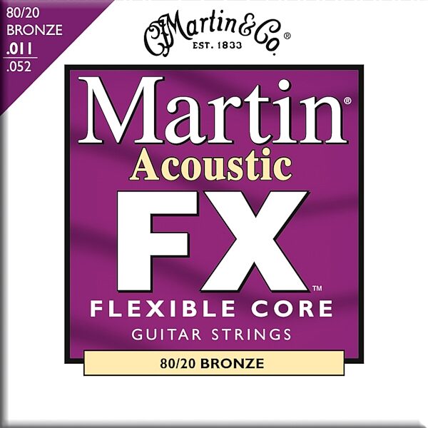 Martin FX 80/20 Acoustic Guitar Strings, MFX675