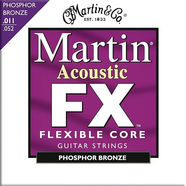 Martin FX 92/8 Phosphor Bronze Acoustic Guitar Strings, MFX775