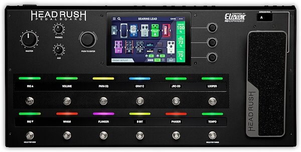 HeadRush Pedalboard Guitar Multi-Effects Processor, Action Position Back-