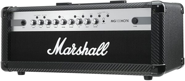 Marshall MG100HCFX Carbon Fiber Guitar Amplifier Head (100 Watts), Left