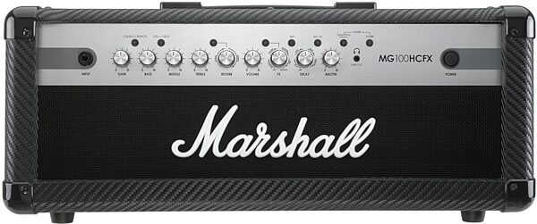 Marshall MG100HCFX Carbon Fiber Guitar Amplifier Head (100 Watts), Main