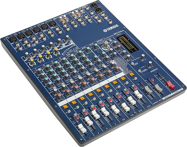 Yamaha MG124CX Stereo Mixer with Effects, Angle 1