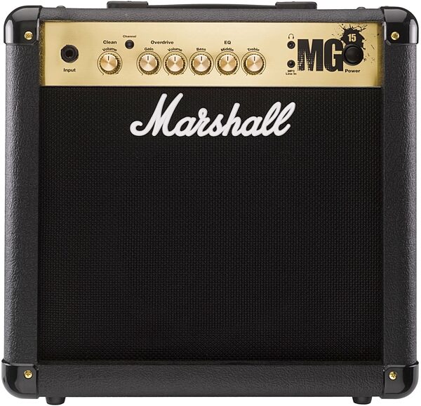 Marshall MG15 Guitar Combo Amplifier (15 Watts, 1x8 in.), Main