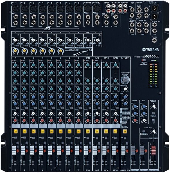 Yamaha MG166CX Stereo Mixer with Effects, Main