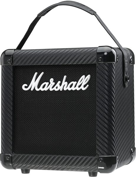 Marshall MG2FX Carbon Fiber Battery-Powered Guitar Combo Amplifier, 2 Watts, Handle