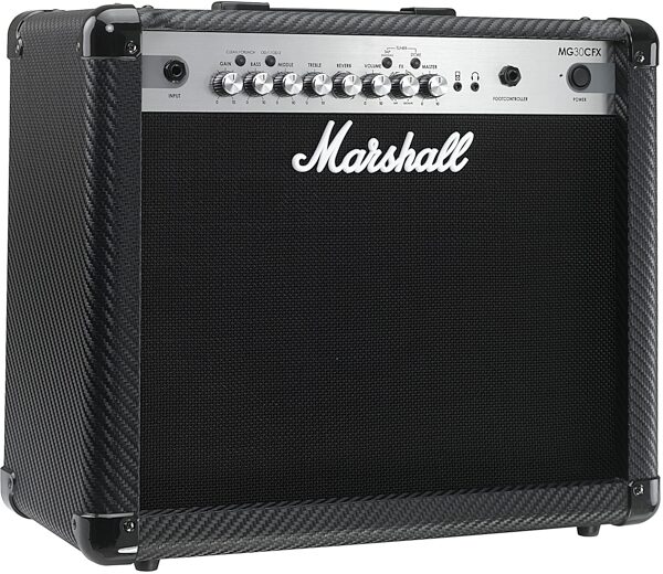 Marshall MG30CFX Carbon Fiber Guitar Combo Amplifier (30 Watts, 1x10"), Right