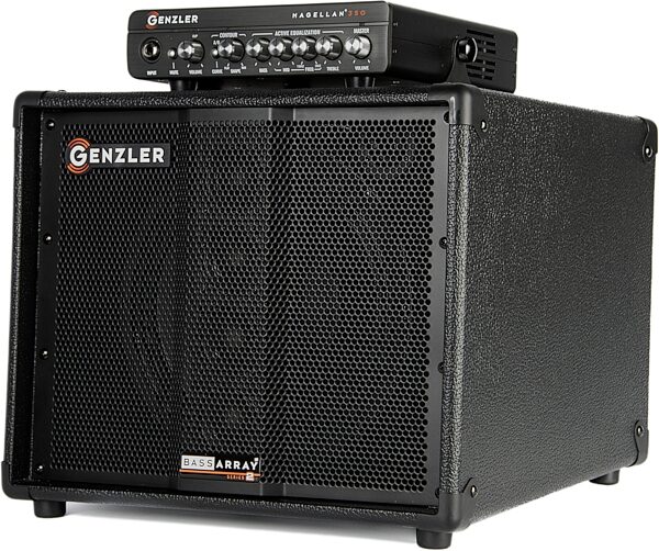 Genzler Magellan 350 Series 2 Combo (MG-350 Amp with BA-10 Cabinet), New, Action Position Back