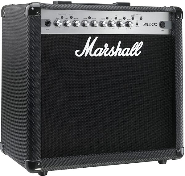 Marshall MG50CFX Carbon Fiber Guitar Combo Amplifier (50 Watts, 1x12"), Right