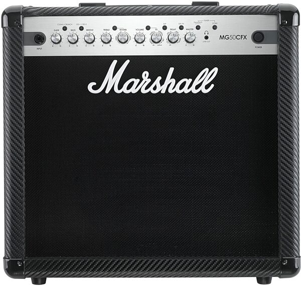 Marshall MG50CFX Carbon Fiber Guitar Combo Amplifier (50 Watts, 1x12"), Main