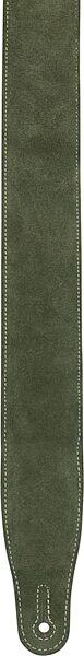 Levy's Padded Garment Leather Guitar Strap, Brown Green, 2.5 inch, MGS80CS-BRN-GRN, Action Position Back