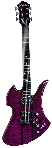 BC Rich Mockingbird STQ Electric Guitar, Transparent Purple
