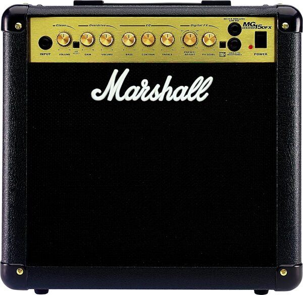 Marshall MG15DFX Guitar Combo Amplifier (15 Watts, 1x8 in.), Main