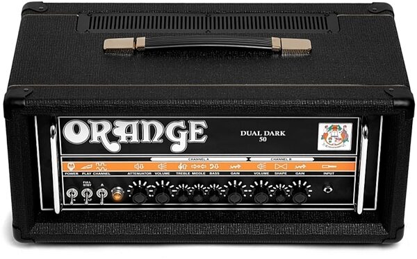 Orange DD50 Dual Dark 50 Guitar Amplifier Head, Top