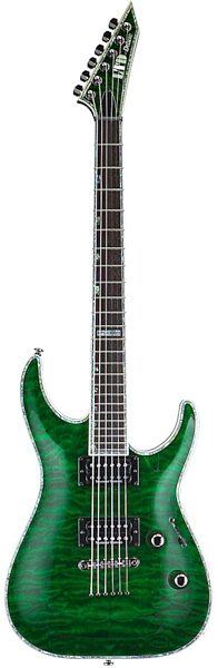 ESP LTD MH-1000NT Electric Guitar, See Thru Green