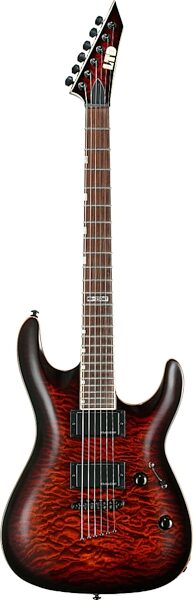 ESP LTD MH250NT Non-Tremolo Electric Guitar, Dark Brown Sunburst