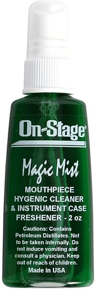 On-Stage MHC2000 Magic Mist Mouthpiece Disinfectant and Case Freshener, New, Main