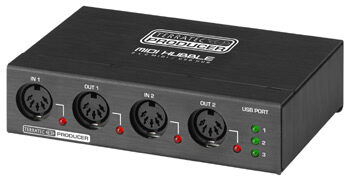Terratec MIDI Hubble 2x2 MIDI Interface and USB Hub, Main