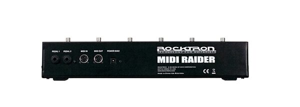 Rocktron MIDI Raider MIDI Footcontroller, Rear