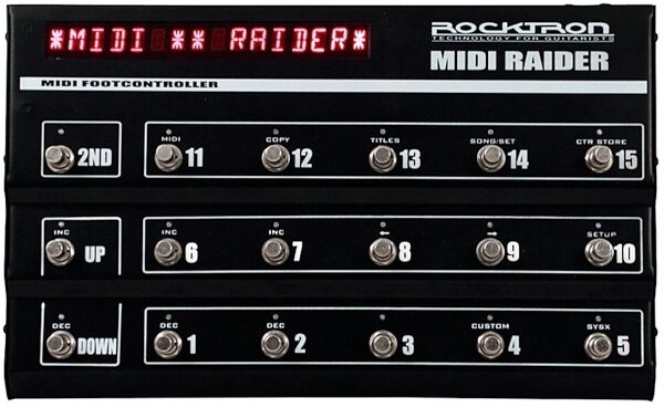 Rocktron MIDI Raider MIDI Footcontroller, Main