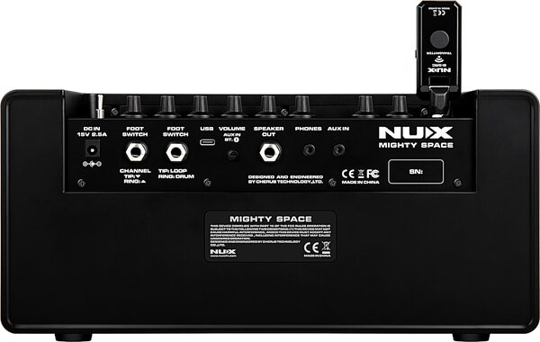 NUX Mighty Space Wireless Amplifier for Guitar and Bass, New, Detail Control Panel