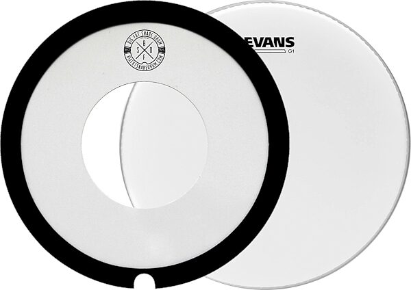 Big Fat Snare Drum Steve's Donut Snare Drumhead, With 14&quot; Coated Snare Head, pack