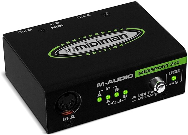 M-Audio Midisport 2x2 Anniversary Edition USB MIDI Interface, Main