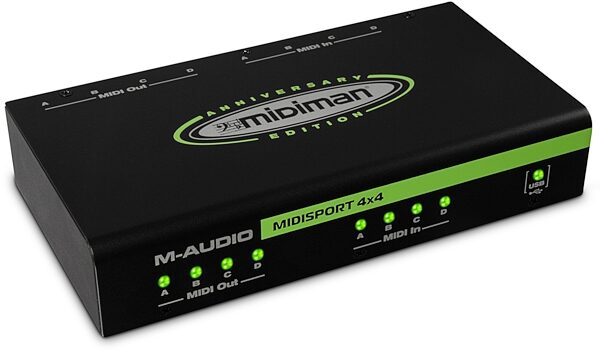 M-Audio Midisport 4x4 Anniversary Edition USB MIDI Interface, Main