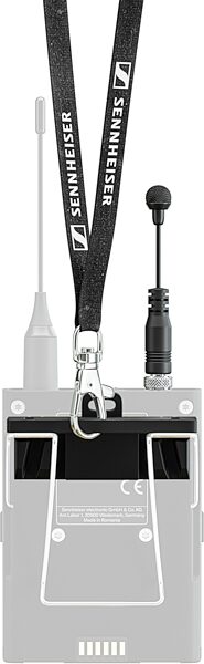 Sennheiser MKE Mini Condenser Lavalier Microphone, New, Action Position Back