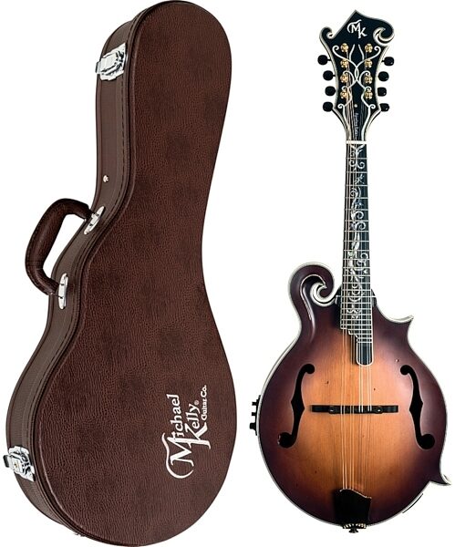Michael Kelly Legacy Dragonfly Flame E Acoustic Electric Mandolin, Main