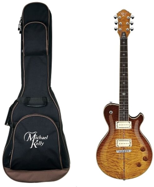 Michael Kelly Mod Shop Patriot Instinct Electric Guitar, Seymour Duncan, Pau Ferro Fingerboard, Scorched, with Gig Bag, Main