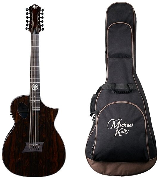 Michael Kelly Forte Port 12 Randy Jackson 12-String Acoustic-Electric Guitar, Natural Gloss, with Gig Bag, Main