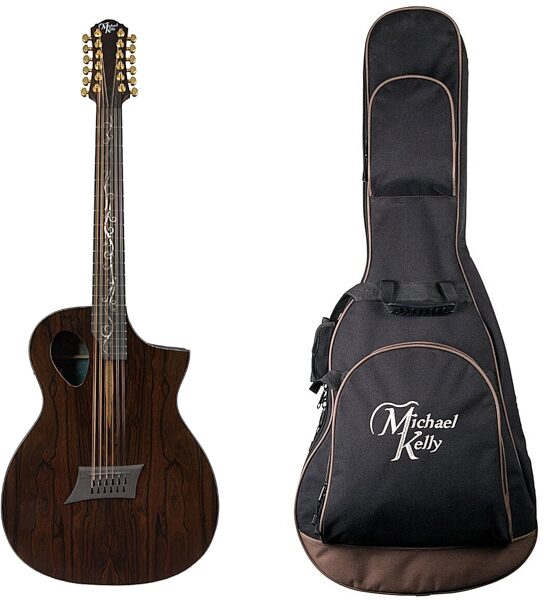 Michael Kelly Mod Shop Randy Jackson Signature Acoustic-Electric Guitar, 12-String, With Gig Bag, Main