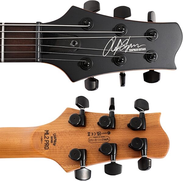 Chapman ML2 Pro Electric Guitar, Action Position Back