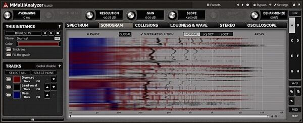 MeldaProduction MMultiAnalyzer Plug-in Software, Digital Download, view