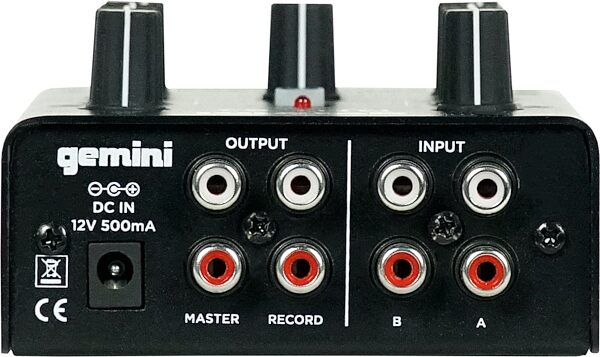 Gemini MM1BT Bluetooth Compact DJ Mixer, Action Position Back