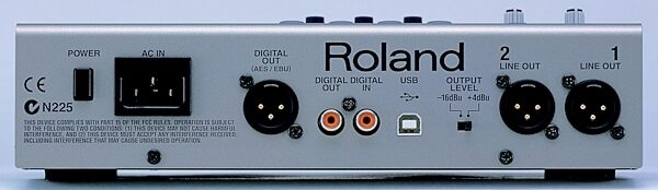 Roland MMP2 Microphone Modeling Preamp, Rear