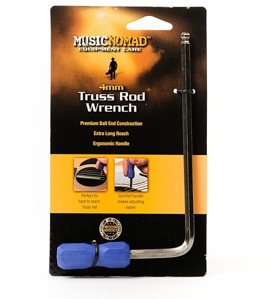 Music Nomad MN237 Premium Truss Rod Wrench 4mm, New, Action Position Back