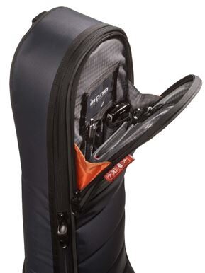 Mono M80 Dual Electric Guitar Case, Jet Black, Headstock Opening