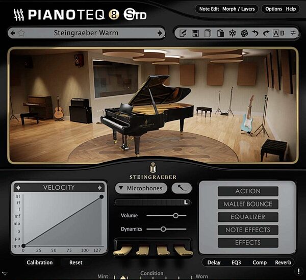 Modartt Steingraeber E 272 GP Instrument Pack for Pianoteq Software, Digital Download, Action Position Back