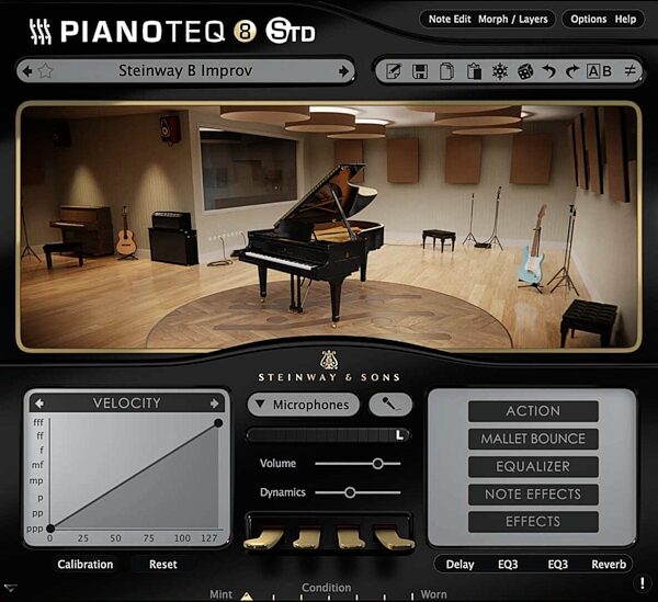 Modartt Steinway Model B Instrument Pack for Pianoteq Software, Digital Download, Action Position Back