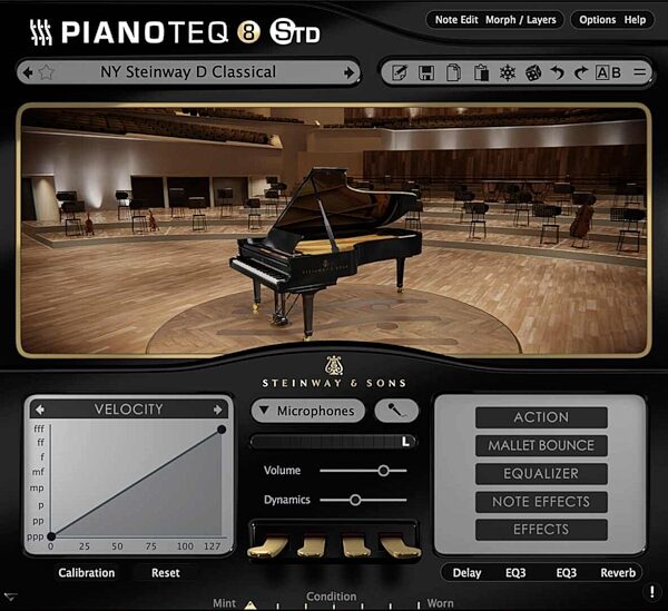 Modartt Steinway Model D Instrument Pack for Pianoteq Software, Digital Download, Action Position Back