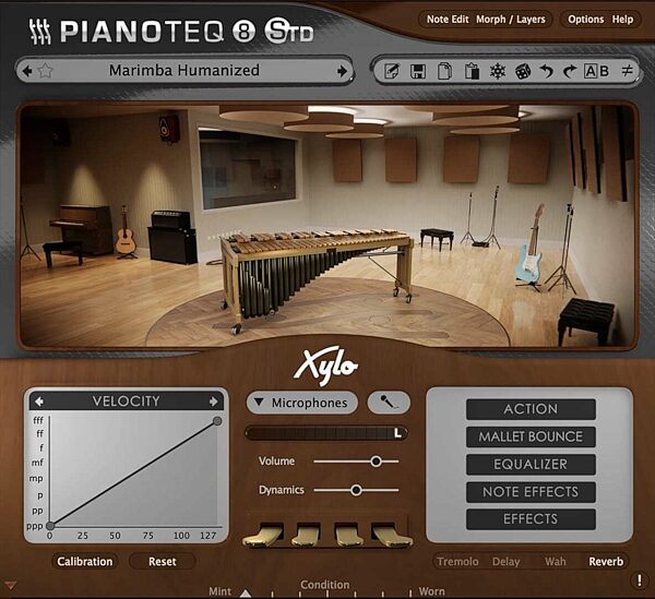 Modartt Xylophone Instrument Pack for Pianoteq Software, Digital Download, Action Position Back