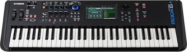 Yamaha MODX6 Plus Keyboard Synthesizer, 61-Key, New, Detail Front