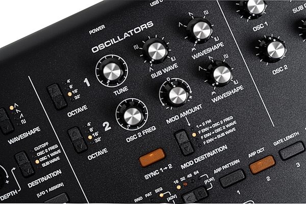 Moog Messenger Monophonic Analog Synthesizer, 32-Key, New, Action Position Back