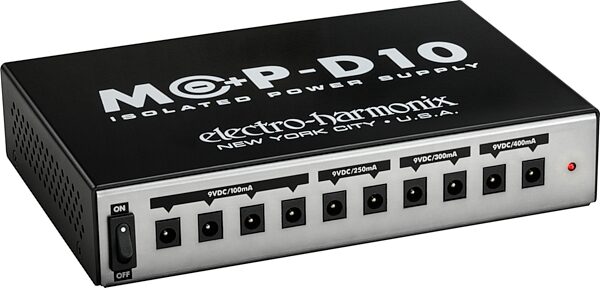 Electro-Harmonix MOP-D10 Isolated Power Supply, New, Action Position Back