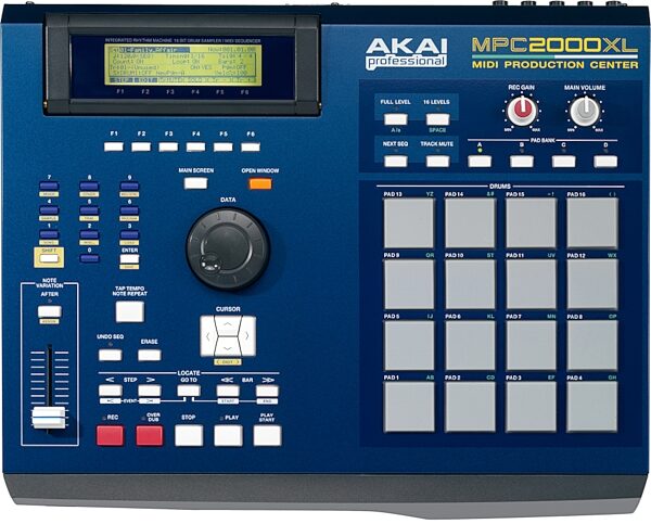 Akai MPC2000XL MCD MIDI Production Center, Main