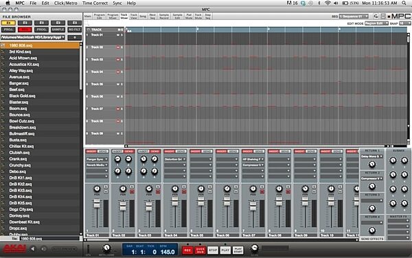 Akai MPC Renaissance Music Production Controller, Screenshot 4