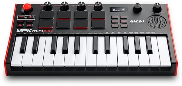 Akai MPK Mini Play MK3 MIDI Controller and Synthesizer Keyboard, New, Action Position Back
