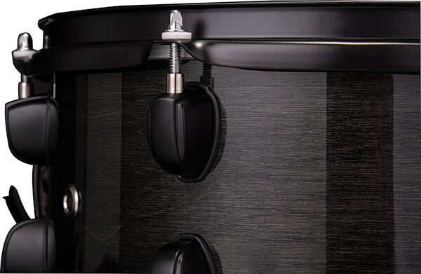 Mapex MPX Maple/Poplar Hybrid Snare, Transparent Black, 14x8&quot;, Action Position Back